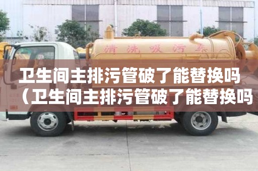卫生间主排污管破了能替换吗（卫生间主排污管破了能替换吗）