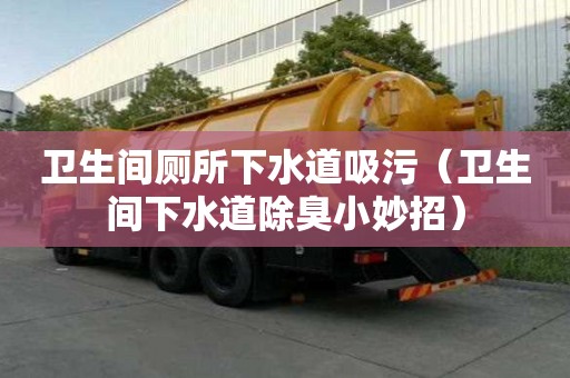 卫生间厕所下水道吸污（卫生间下水道除臭小妙招）
