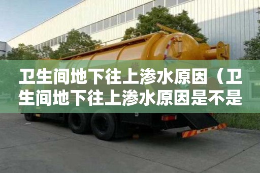 卫生间地下往上渗水原因（卫生间地下往上渗水原因是不是潮气大）