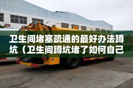 卫生间堵塞疏通的最好办法蹲坑（卫生间蹲坑堵了如何自己快速疏通）