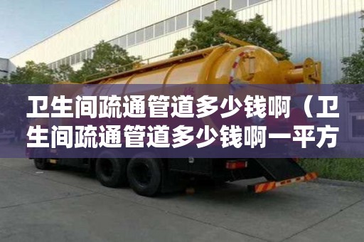 卫生间疏通管道多少钱啊（卫生间疏通管道多少钱啊一平方）