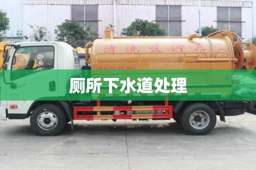 厕所下水道处理