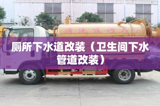 厕所下水道改装（卫生间下水管道改装）