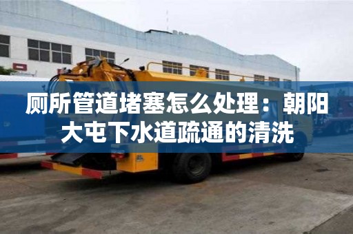 厕所管道堵塞怎么处理：朝阳大屯下水道疏通的清洗