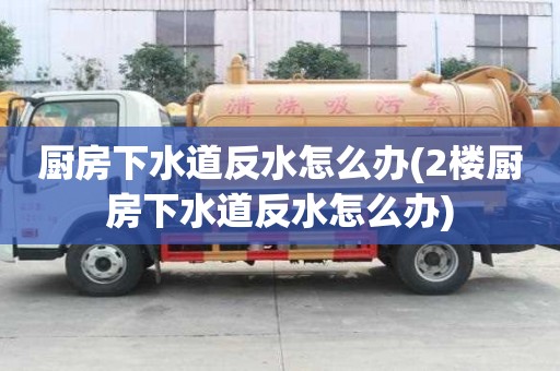 厨房下水道反水怎么办(2楼厨房下水道反水怎么办)