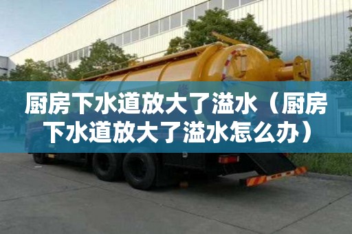 厨房下水道放大了溢水（厨房下水道放大了溢水怎么办）