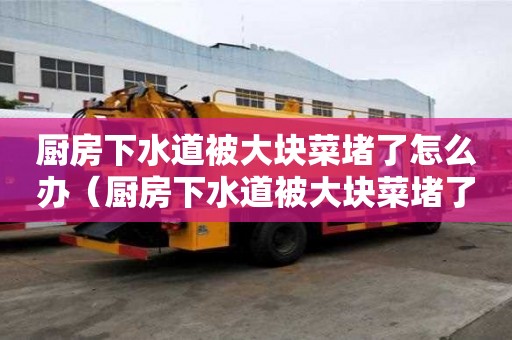 厨房下水道被大块菜堵了怎么办（厨房下水道被大块菜堵了怎么办呢）