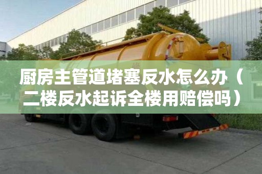 厨房主管道堵塞反水怎么办（二楼反水起诉全楼用赔偿吗）