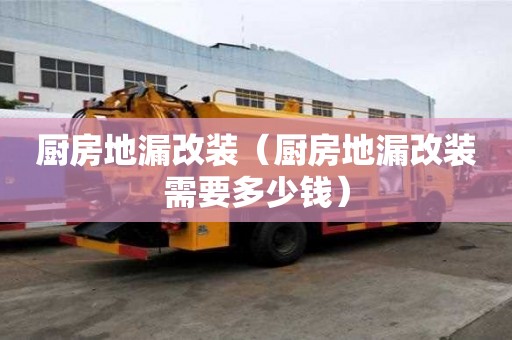 厨房地漏改装（厨房地漏改装需要多少钱）