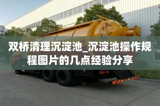 双桥清理沉淀池_沉淀池操作规程图片的几点经验分享