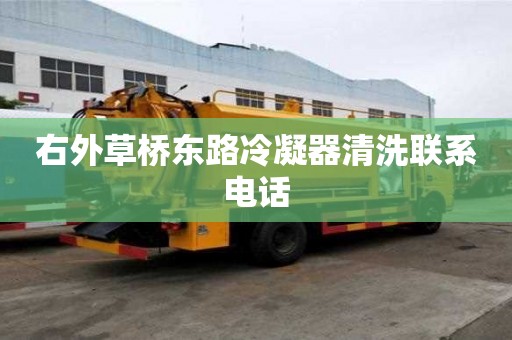 右外草桥东路冷凝器清洗联系电话