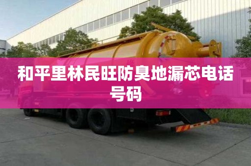 和平里林民旺防臭地漏芯电话号码