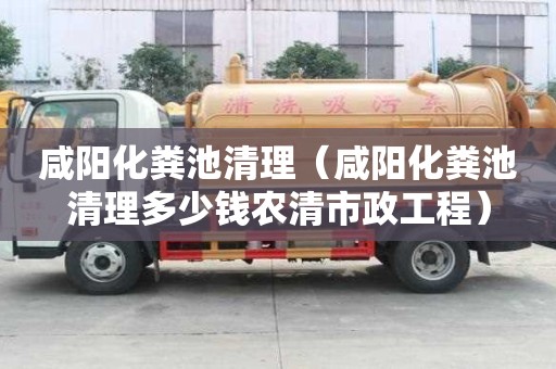 咸阳化粪池清理（咸阳化粪池清理多少钱农清市政工程）