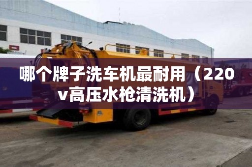 哪个牌子洗车机最耐用（220v高压水枪清洗机）