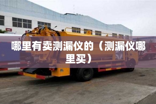 哪里有卖测漏仪的（测漏仪哪里买）