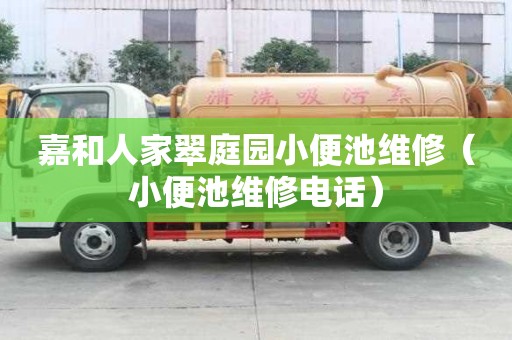 嘉和人家翠庭园小便池维修（小便池维修电话）