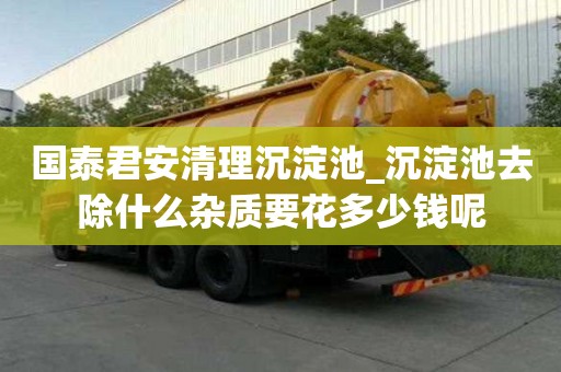 国泰君安清理沉淀池_沉淀池去除什么杂质要花多少钱呢