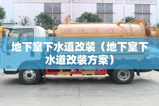 地下室下水道改装（地下室下水道改装方案）