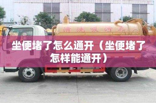 坐便堵了怎么通开（坐便堵了怎样能通开）