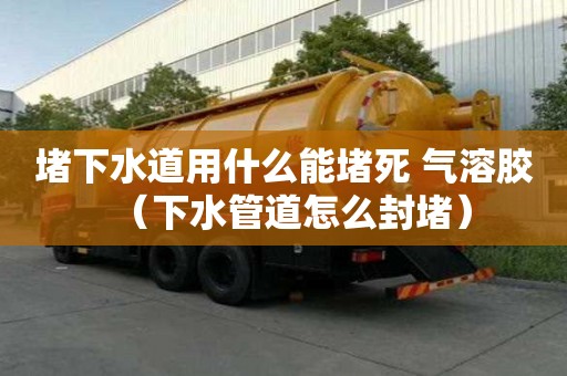 堵下水道用什么能堵死 气溶胶（下水管道怎么封堵）