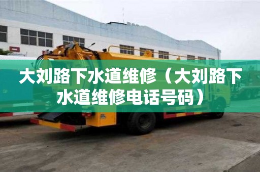 大刘路下水道维修（大刘路下水道维修电话号码）