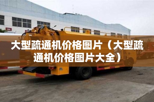 大型疏通机价格图片（大型疏通机价格图片大全）