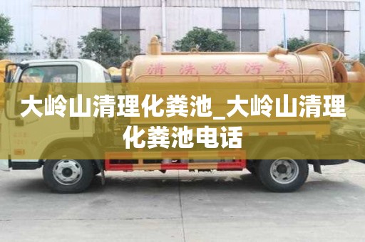 大岭山清理化粪池_大岭山清理化粪池电话