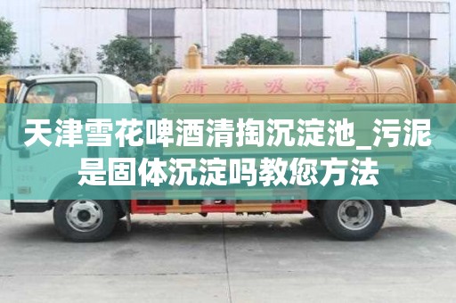 天津雪花啤酒清掏沉淀池_污泥是固体沉淀吗教您方法