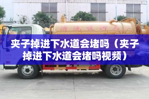 夹子掉进下水道会堵吗（夹子掉进下水道会堵吗视频）