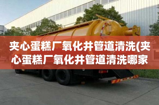 夹心蛋糕厂氧化井管道清洗(夹心蛋糕厂氧化井管道清洗哪家口碑好)