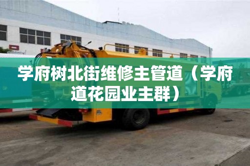 学府树北街维修主管道（学府道花园业主群）