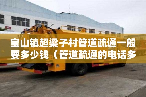 宝山镇超梁子村管道疏通一般要多少钱(管道疏通的电话多少) 宝山镇超梁子村管道疏通一般要多少钱(管道疏通的电话多少)