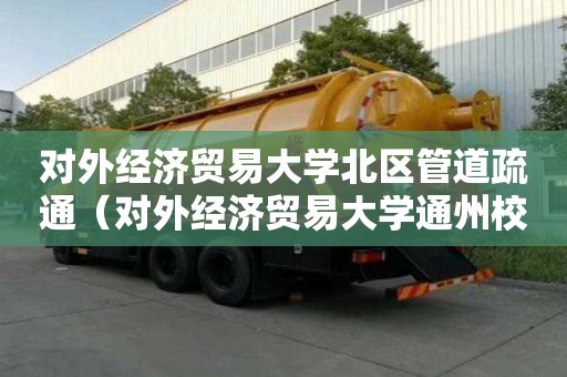 对外经济贸易大学北区管道疏通（对外经济贸易大学通州校区）