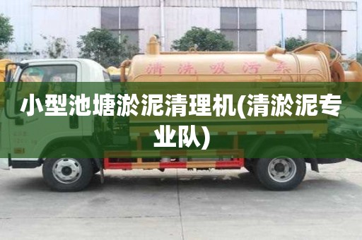 小型池塘淤泥清理机(清淤泥专业队)