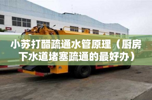 小苏打醋疏通水管原理（厨房下水道堵塞疏通的最好办）