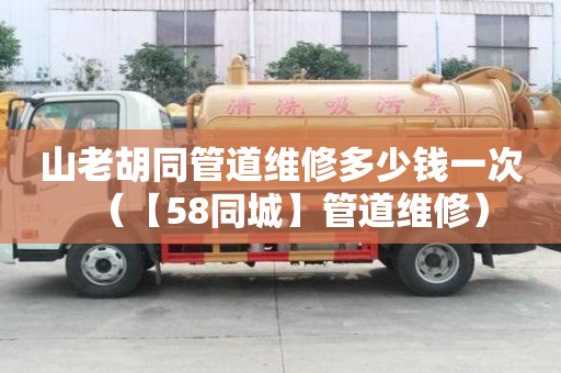 山老胡同管道维修多少钱一次（【58同城】管道维修）