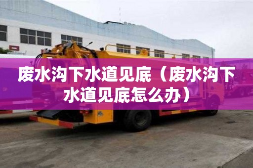 废水沟下水道见底（废水沟下水道见底怎么办）