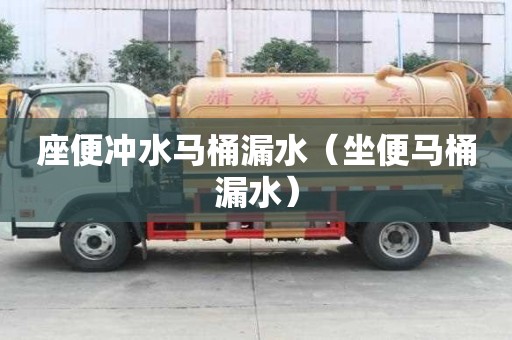 座便冲水马桶漏水（坐便马桶漏水）