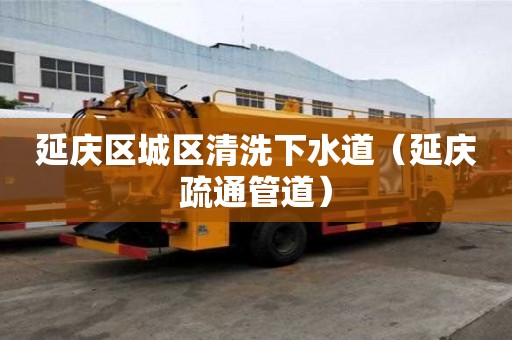 延庆区城区清洗下水道（延庆疏通管道）