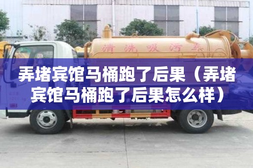 弄堵宾馆马桶跑了后果（弄堵宾馆马桶跑了后果怎么样）