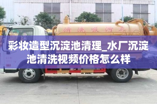 彩妆造型沉淀池清理_水厂沉淀池清洗视频价格怎么样