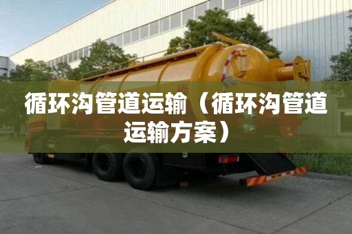 循环沟管道运输（循环沟管道运输方案）
