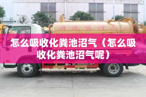 怎么吸收化粪池沼气（怎么吸收化粪池沼气呢）