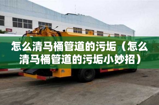 怎么清马桶管道的污垢（怎么清马桶管道的污垢小妙招）