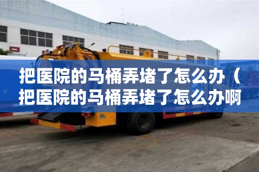 把医院的马桶弄堵了怎么办（把医院的马桶弄堵了怎么办啊）