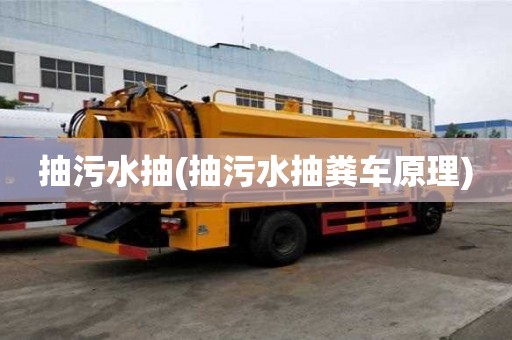 抽污水抽(抽污水抽粪车原理)