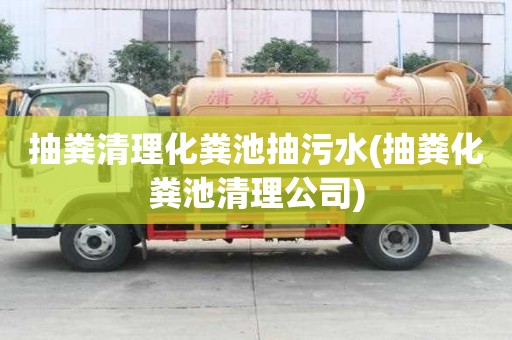 抽粪清理化粪池抽污水(抽粪化粪池清理公司)