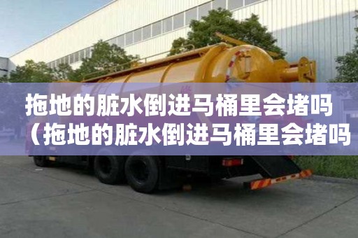 拖地的脏水倒进马桶里会堵吗（拖地的脏水倒进马桶里会堵吗图片）