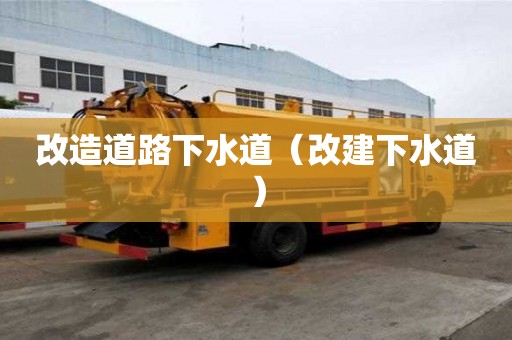 改造道路下水道（改建下水道）