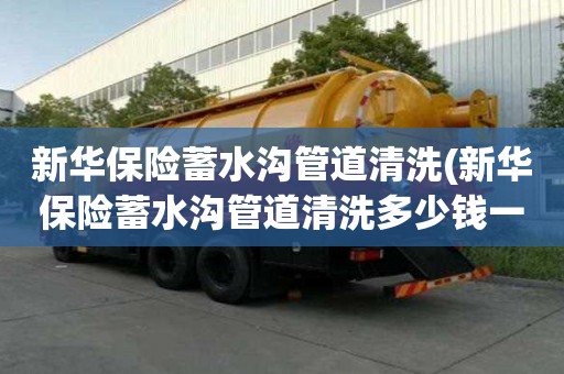 新华保险蓄水沟管道清洗(新华保险蓄水沟管道清洗多少钱一方)